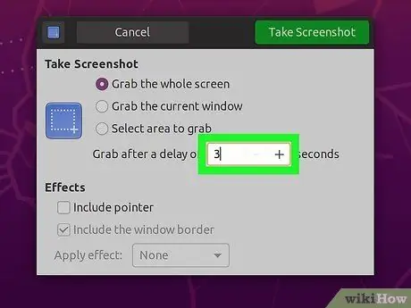 Siv Screenshot hauv Linux Kauj Ruam 6