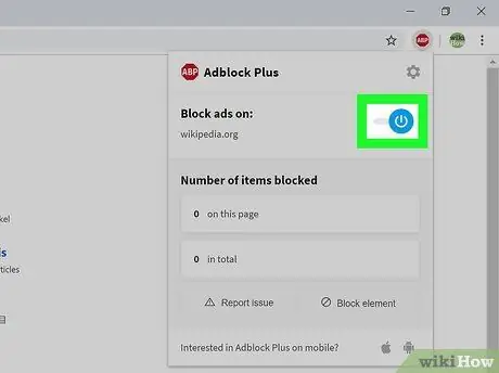 AdBlock 17 -кадамын өчүрүү