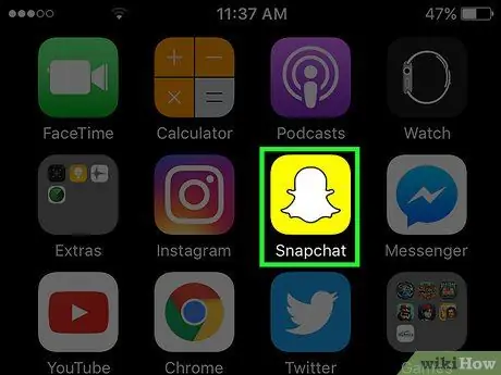 Snapchats -ı Kamera Rolluna Saxlayın Adım 1