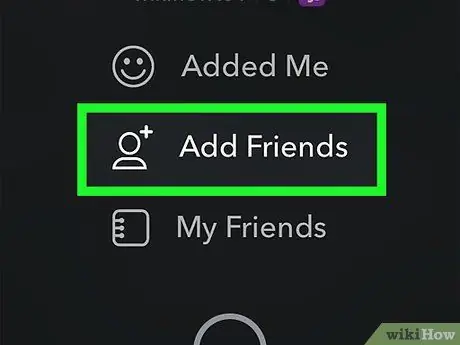 Use Quick Add en Snapchat Paso 11