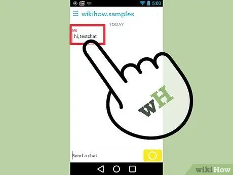 Ảnh chụp màn hình tại Snapchat Bước 1