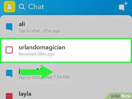 Etapa 3 para salvar conversas do Snapchat