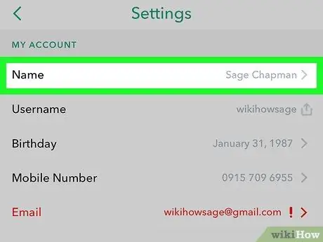 Change Your Snapchat User Name Step 24