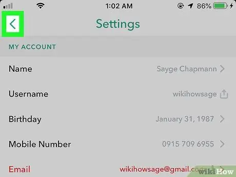 Change Your Snapchat User Name Step 27