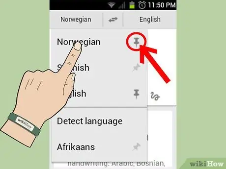 Descargar un idioma para usar sin conexión en Google Translate para Android Paso 6