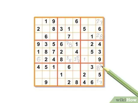 Sudoku 11 -қадамын шешіңіз