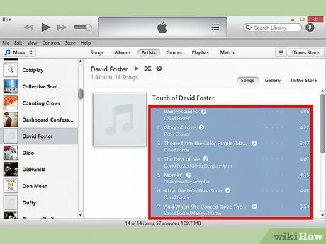 Získajte predlohu albumu pre iPod alebo iTunes, krok 7