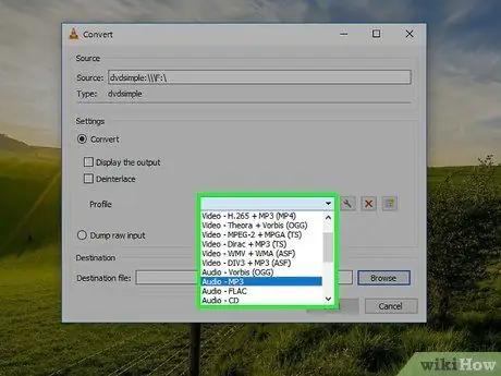 Rip DVD Audio kwa MP3 Ukitumia VLC Media Player Hatua ya 8