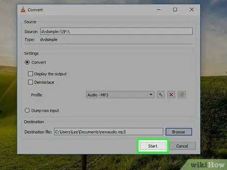 VLC Media Player istifadə edərək DVD Səsini MP3 -ə kopyalayın Addım 13