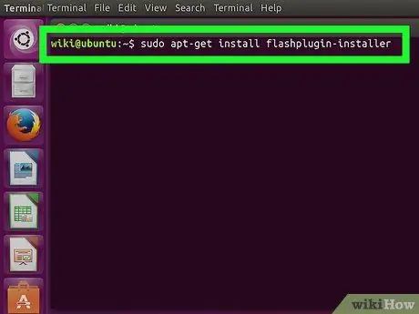 Flash Player'ı Ubuntu Adım 15'e yükleyin