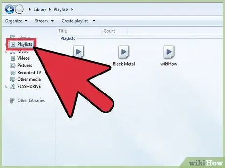 احفظ قائمة قابلة للطباعة من أغانيك في Windows Media Player الخطوة 8