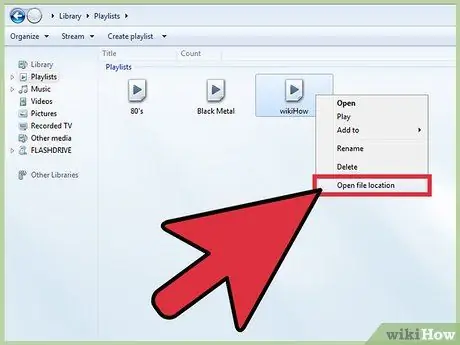 احفظ قائمة قابلة للطباعة من أغانيك في Windows Media Player الخطوة 9