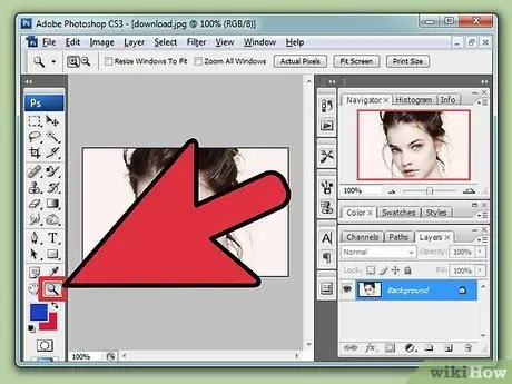 Hacer que los ojos resalten en Photoshop Paso 1