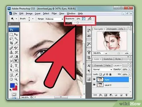 ደረጃ 11 በ Photoshop ውስጥ ዓይኖችን ብቅ ያድርጉ