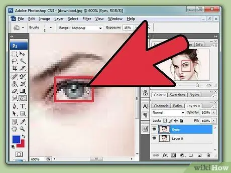 ทำให้ดวงตาดูสดใสใน Photoshop ขั้นตอนที่ 15