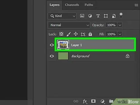 أضف الشفافية في Photoshop الخطوة 5