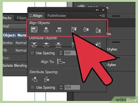 Sejajarkan dalam Langkah InDesign 7