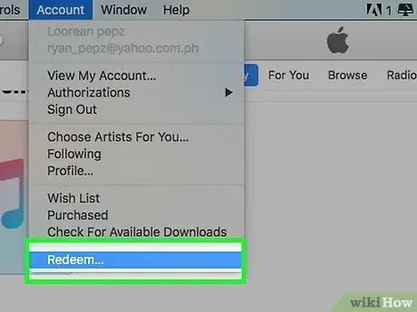 Activați un card iTunes Pasul 13