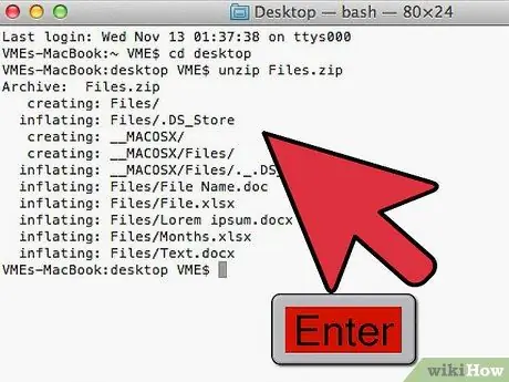 Buka zip File. Zip di Mac Langkah 5