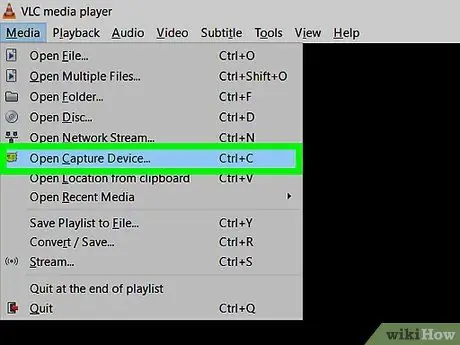 Enregistrer l'audio avec Vlc Étape 5