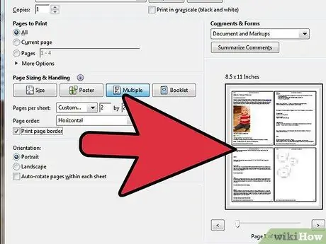 Cetak Pelbagai Halaman Setiap Helaian dalam Adobe Reader Langkah 6