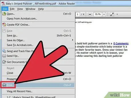 Cetak Pelbagai Halaman Setiap Helaian dalam Adobe Reader Langkah 2