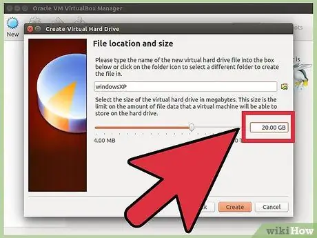 Pasang Windows XP di Ubuntu dengan VirtualBox Langkah 7