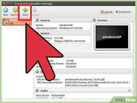 Pasang Windows XP di Ubuntu dengan VirtualBox Langkah 10