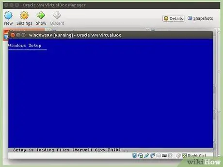 قم بتثبيت Windows XP على Ubuntu باستخدام VirtualBox الخطوة 11