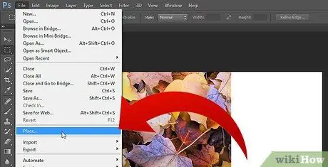 Adobe Photoshop Adım 4'te İki Görüntüyü Birleştirin