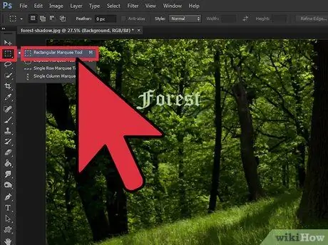 ข้อความกึ่งกลางใน Photoshop ขั้นตอนที่ 3