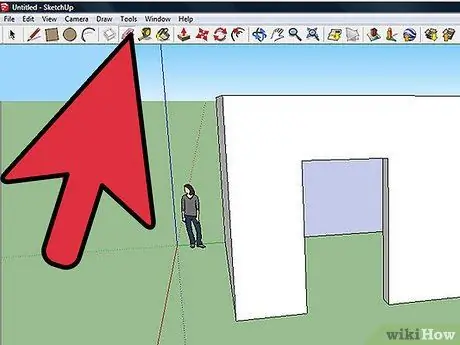 Izveidojiet standarta māju SketchUp 4. solī