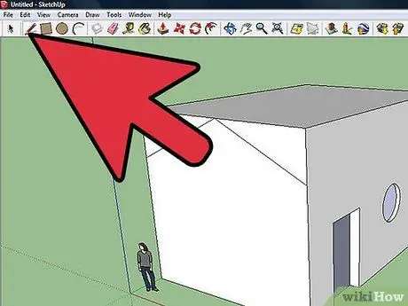 Skapa ett standardhus i SketchUp Steg 6