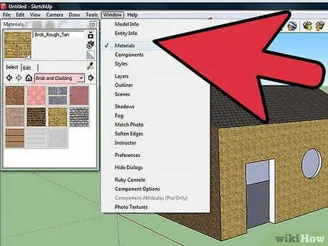 SketchUp дээр стандарт байшин бий болгох 8 -р алхам