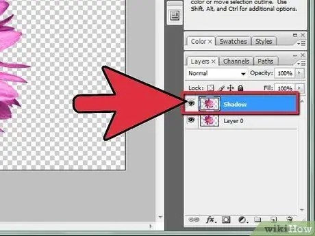 Photoshop CS3 ашиглан энгийн сүүдэр үүсгэх 2 -р алхам