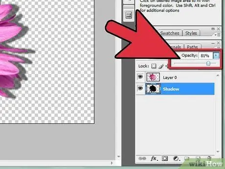 Photoshop CS3 ашиглан энгийн сүүдэр үүсгэх 5 -р алхам