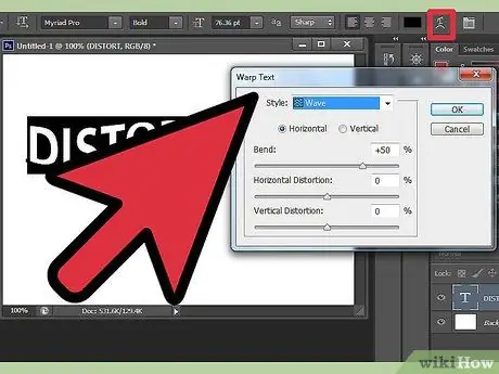 Selesaikan Teks di Photoshop Langkah 4