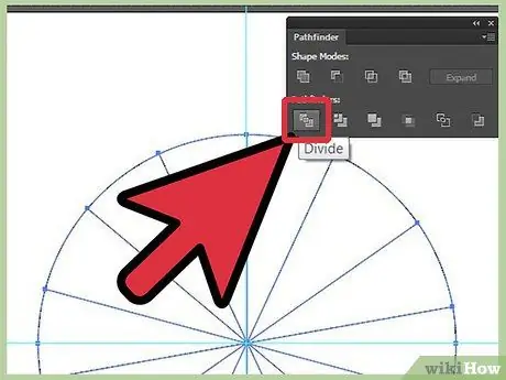 በ Adobe Illustrator ውስጥ ይከፋፍሉ ደረጃ 6