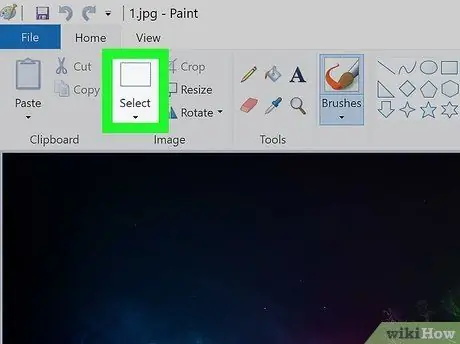 Apgriezt krāsas programmā MS Paint 3. darbība