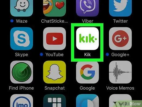 חפש מישהו ב- Kik שלב 1