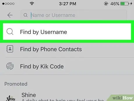 ابحث عن شخص ما على KIK الخطوة 4