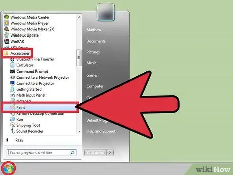 ใช้ Microsoft Paint ใน Windows ขั้นตอนที่ 1