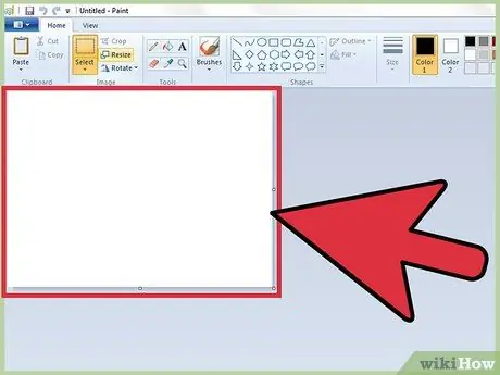 Utilizați Microsoft Paint în Windows Pasul 3