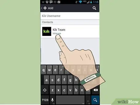 Създайте групов чат на Kik Стъпка 3