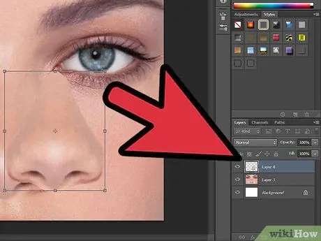 Memperbaiki Hidung di Adobe Photoshop Langkah 3