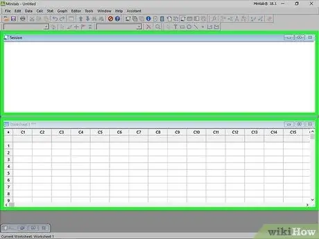 Utilice Minitab Paso 1