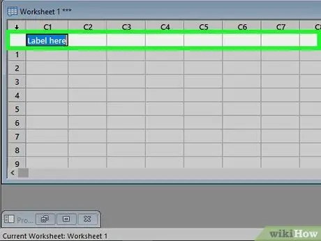 Gunakan Minitab Langkah 2