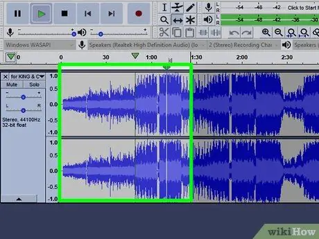 Audacity Addım 8 -dən istifadə edərkən daha yüksək səs keyfiyyəti əldə edin