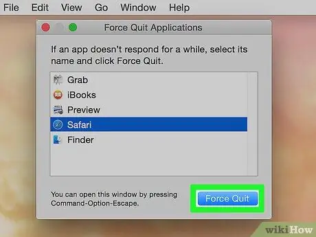 Paksa Keluar dari Aplikasi di Mac OS X Langkah 7