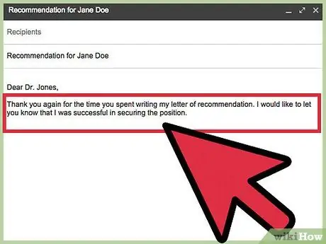 ขอจดหมายแนะนำจากศาสตราจารย์ของคุณทางอีเมล ขั้นตอนที่ 13